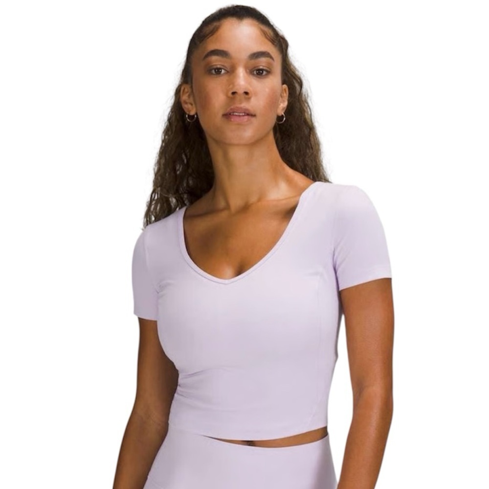 Lululemon Women’s Align T-shirt in Lavender Dew Purple Size 6